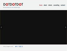 Tablet Screenshot of dotdotdotmusic.net